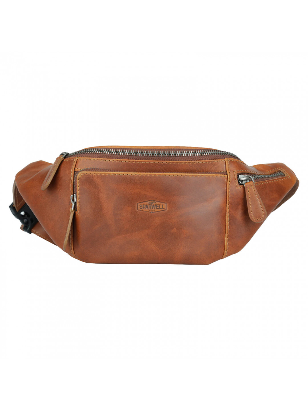 Pánská kožená ledvinka Sparwell Vaze – koňak